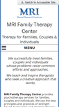 Mobile Screenshot of mrifamilytherapy.com